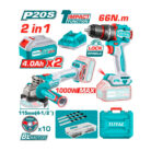 COMBO-TALADRO-INALAMBRICO-+-PULIDORA-20-VOLTIOS-TL0551---total