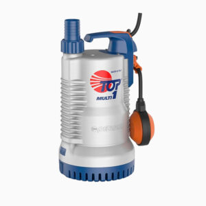 Bomba Eléctrica Sumergible PEDROLLO TOP MULTI 1 Agua Limpia 0,5hp, 1 1/4″, 26 mts ,80 litros/min