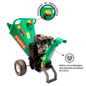 BFG-100 BIOTRITURADOR FORTE A GASOLINA 6.5HP, 3 CUCHILLAS