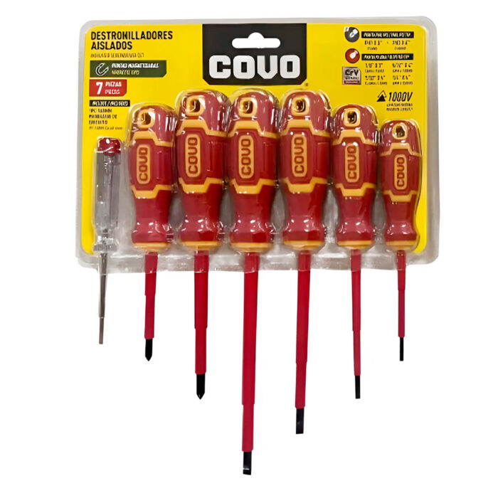 JUEGO-DESTORNILLADORES-DIELECTRICOS-6-PIEZAS-CON-TESTER-COVO JUEGO-DESTORNILLADORES-DIELECTRICOS-6-PIEZAS-CON-TESTER-COVO