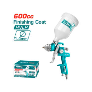 PISTOLA DE PINTAR 1.4MM (600CC) HVLP / GRAVEDAD / PARA ACABADO / INDUSTRIAL (TOTAL)
